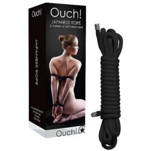 Japanisches Bondage-Seil Schwarz 5 m