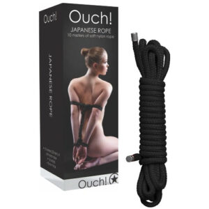 Japanisches Bondage-Seil Schwarz 10 m
