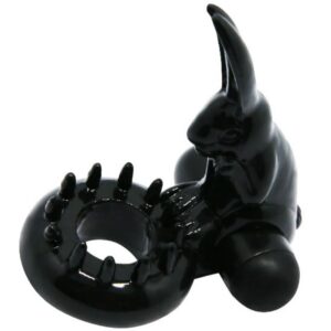 Penisring Sweet Ring mit Kaninchen Schwarz