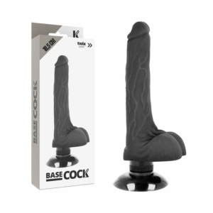 Realistischer Vibrator mit Fernbedienung 2-in-1 Schwarz 18,5 x 4 cm
