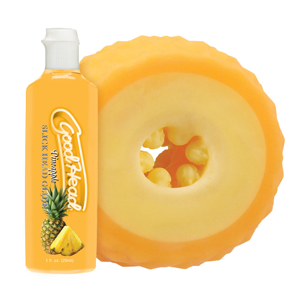 Masturbator-Set GoodHead Ananas Gelb 8,4 x Ø 8,4 cm 1 Masturbator-Set GoodHead Ananas Gelb 8,4 x Ø 8,4 cm