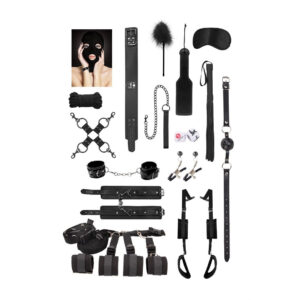 Bondage-Set Ouch für Fortgeschrittene Schwarz
