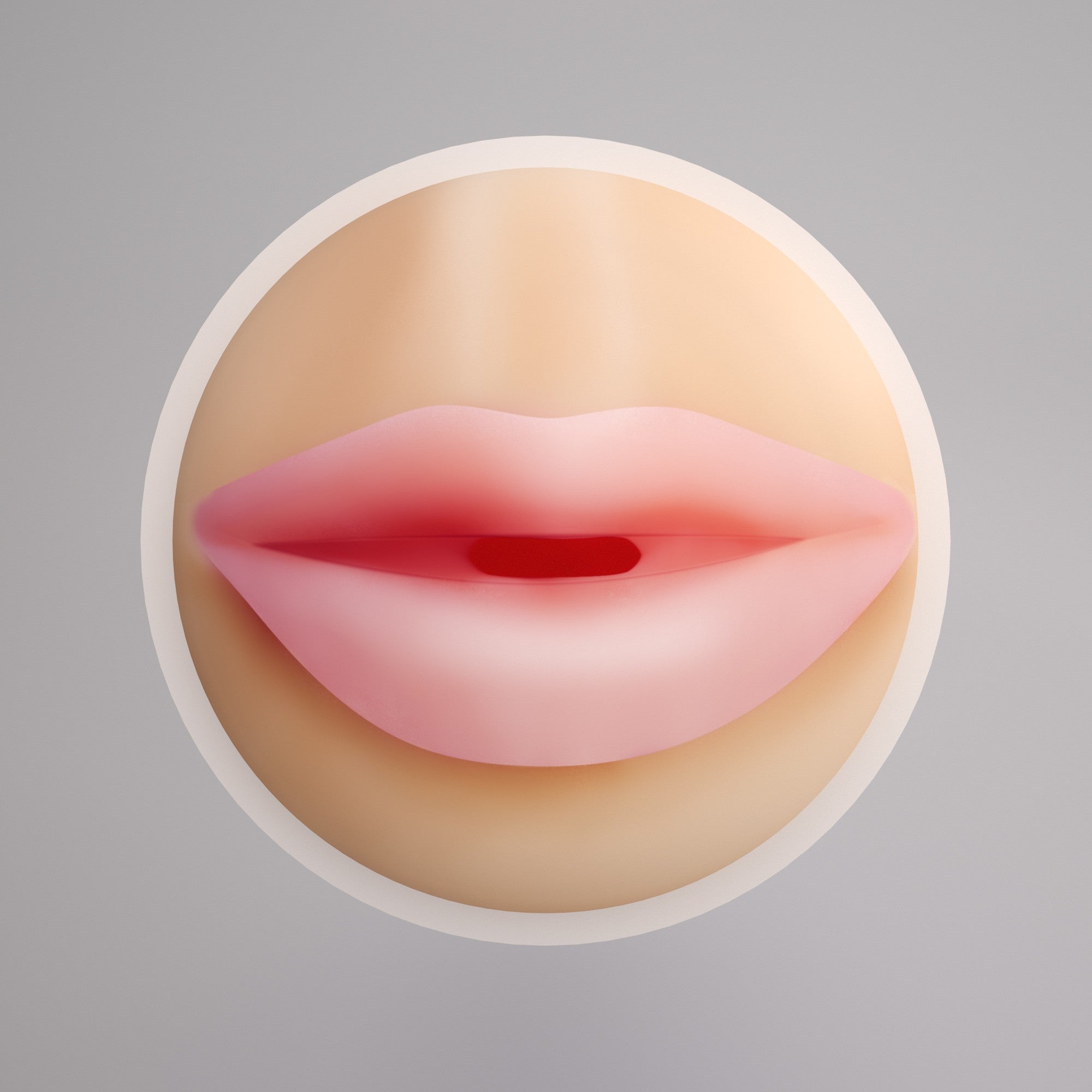 Masturbator Fappucino Sweet Kiss Oral Pink 16,5 cm 1 Masturbator Fappucino Sweet Kiss Oral Pink 16,5 cm