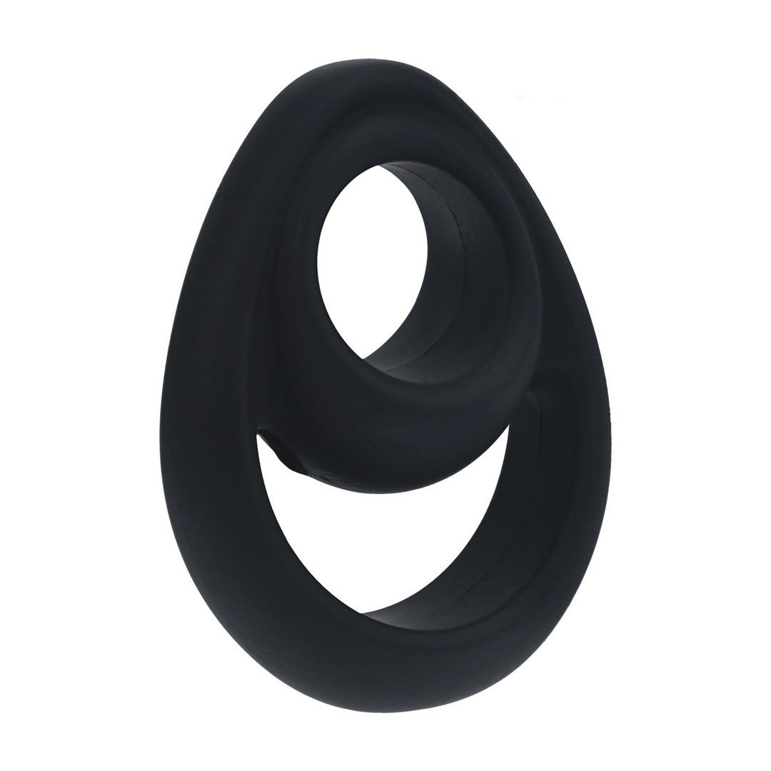 Penisring Double Ergo aus Silikon Schwarz 6,5 cm 1 Penisring Double Ergo aus Silikon Schwarz 6,5 cm