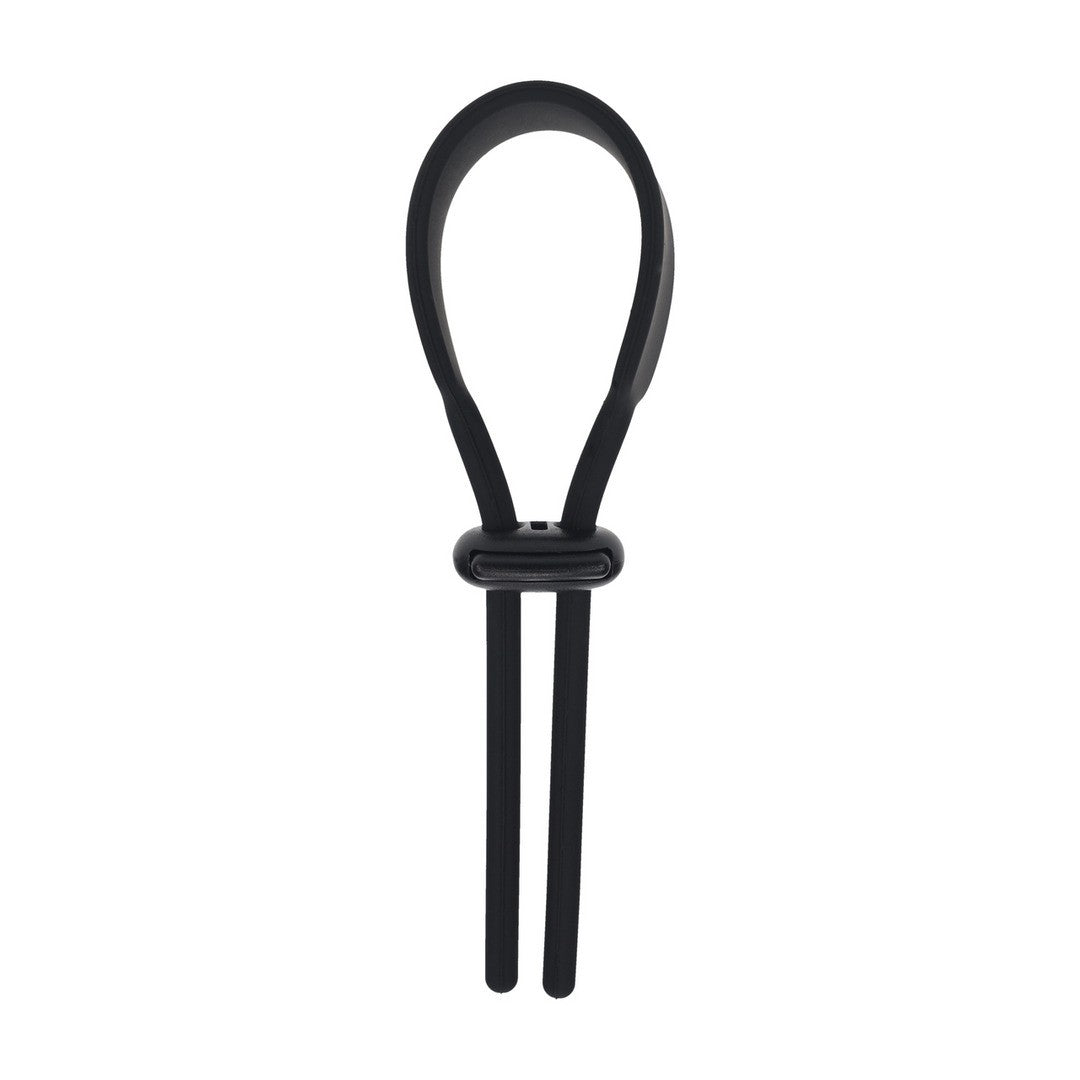 Penisring aus Silikon verstellbar Schwarz 14 cm 1 Penisring aus Silikon verstellbar Schwarz 14 cm