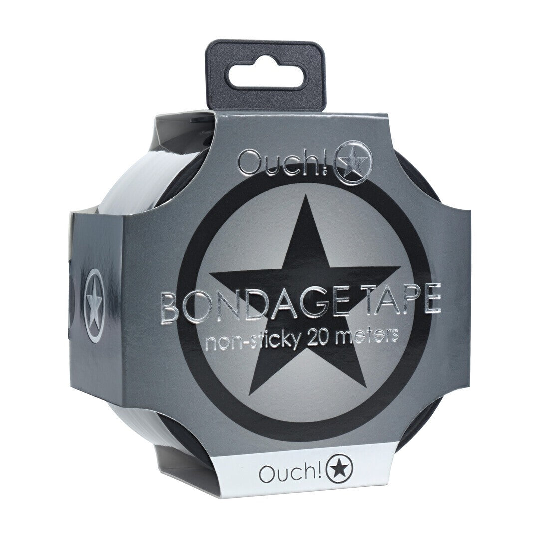 Bondage-Tape Ouch aus PVC Schwarz 20 m 1 Bondage-Tape Ouch aus PVC Schwarz 20 m
