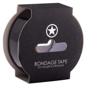 Bondage-Tape Ouch nicht klebend Schwarz