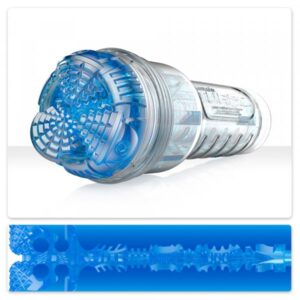 Transparent-blauer Masturbator Turbo Core