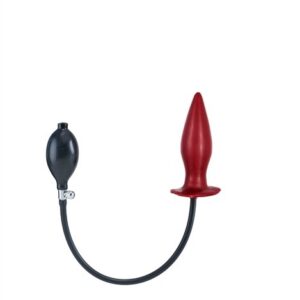 Aufblasbarer Buttplug rot – kontrollierte Dehnung