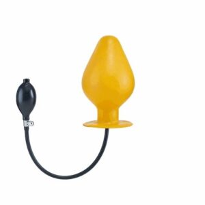 Aufblasbarer Plug Vortex gelb XL