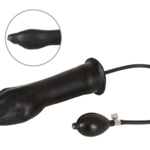 Aufpumpbarer Hand-Pumpdildo aus Latex, 25 cm