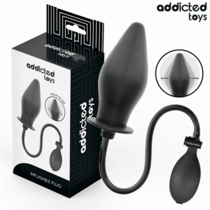 Analplug Aufblasbar Schwarz 12,3 x 4,8 cm