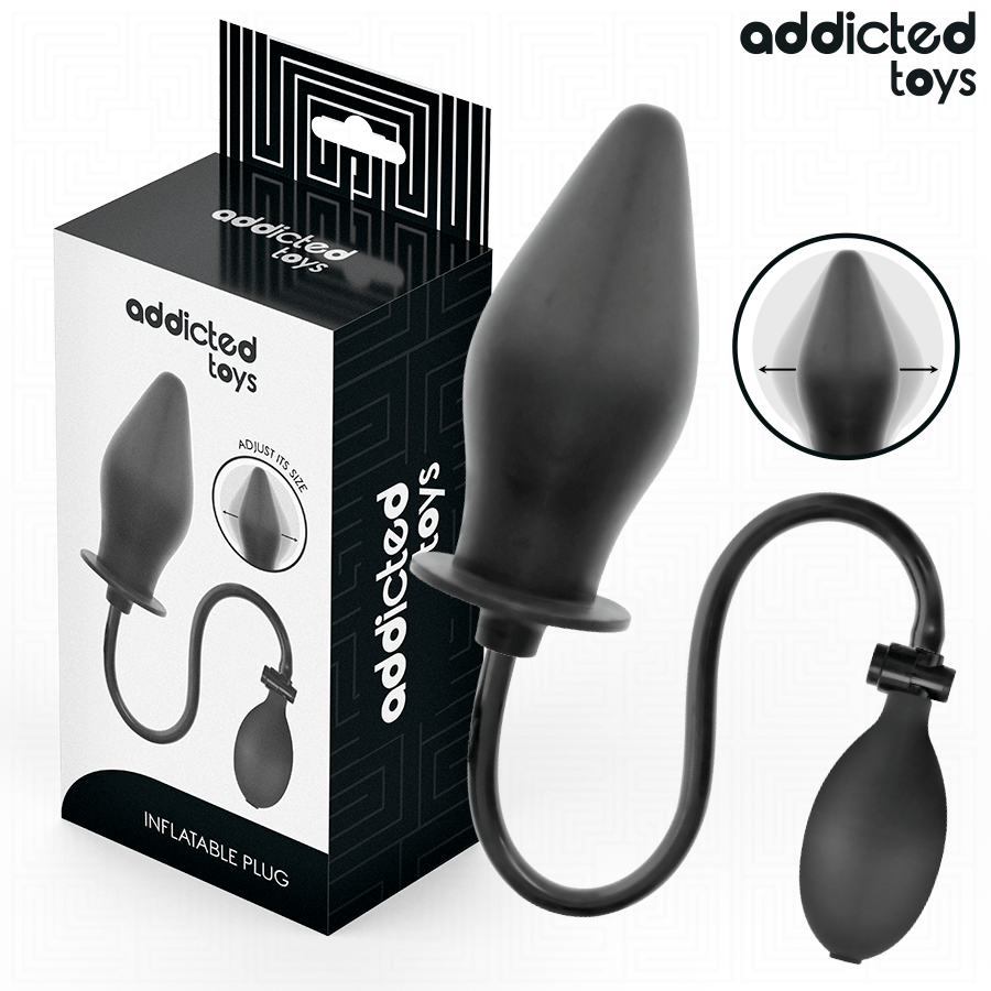 Analplug Aufblasbar Schwarz 12,3 x 4,8 cm 1 Analplug Aufblasbar Schwarz 12,3 x 4,8 cm