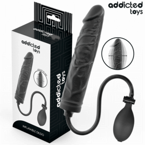 Dildo Aufblasbar Long Schwarz 19,5 x 4 cm