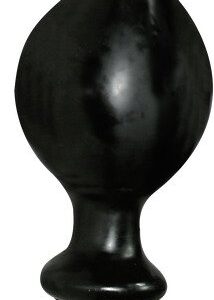 Aufpumpbarer Anal-Zapfen mit Latex-Überzug