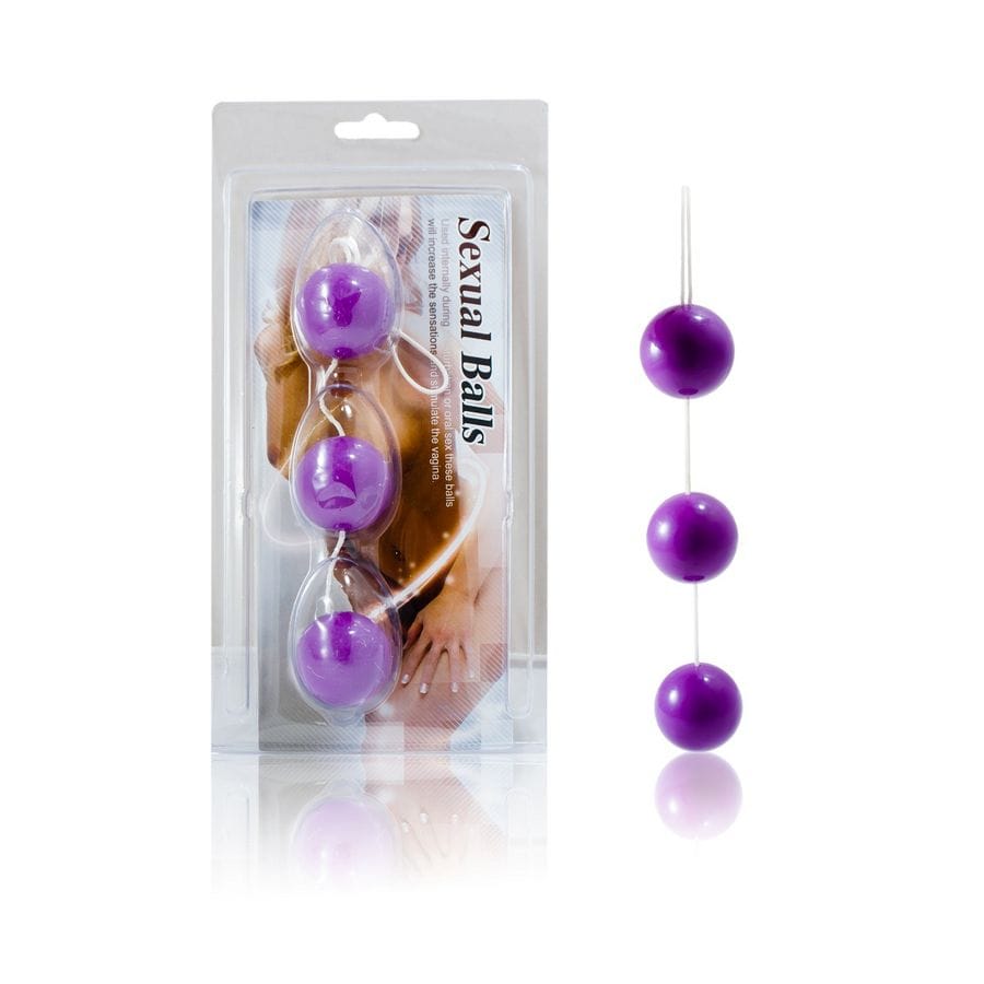 Analkette Streifen Lila 20 cm 1 Analkette Streifen Lila 20 cm