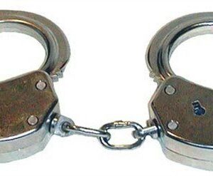 Clejuso schwere Handschellen aus massivem Metall