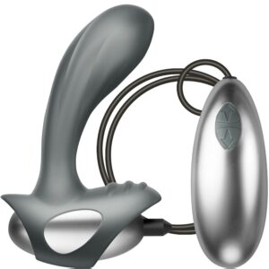 Analplug Toulz Prostatamassagegerät mit Kabel Grau 11,8 x 7,1 cm