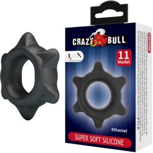 Penisring Ethaniel Silikonring Schwarz 2,6 cm
