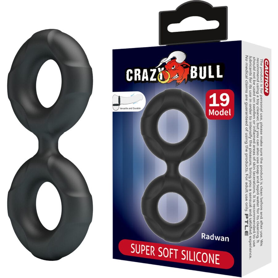 Penisring Radwan doppelter Silikonring Schwarz 5 cm 1 Penisring Radwan doppelter Silikonring Schwarz 5 cm