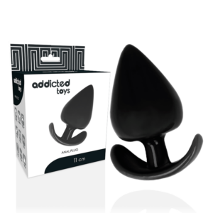 Analplug Schwarz 11 x 6 cm