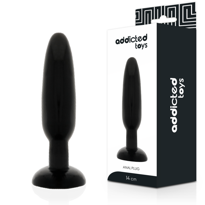 Analplug Schwarz 14 x 3,5 cm 1 Analplug Schwarz 14 x 3,5 cm