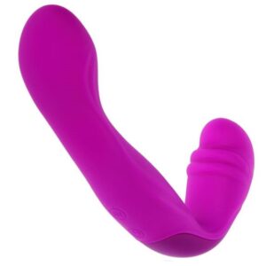 Strap-on Beau ohne Gurt mit zwei Schäften Lila Ø 4,2 cm