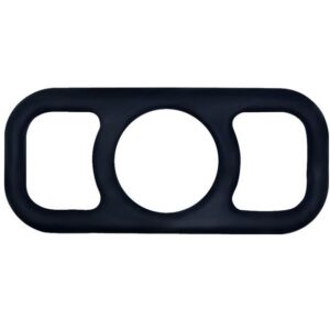 Penisring Erection Ring dreifach Schwarz 8,5 x 2,8 cm
