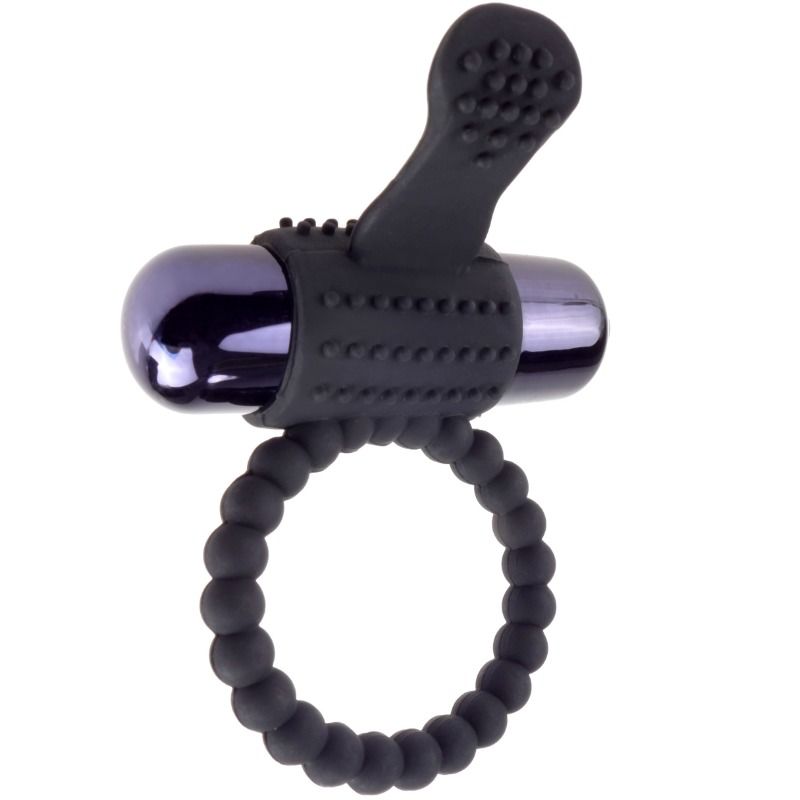 Penisring Vibrating Silicone Super Ring Schwarz Ø 5,9 cm 1 Penisring Vibrating Silicone Super Ring Schwarz Ø 5,9 cm