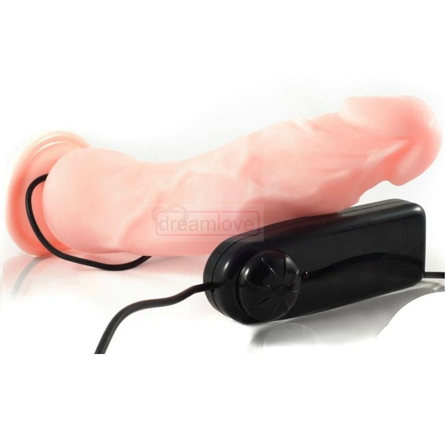 Realistischer Vibrator Penis-Klon Natur 22,3 x 4 cm 1 Realistischer Vibrator Penis-Klon Natur 22,3 x 4 cm