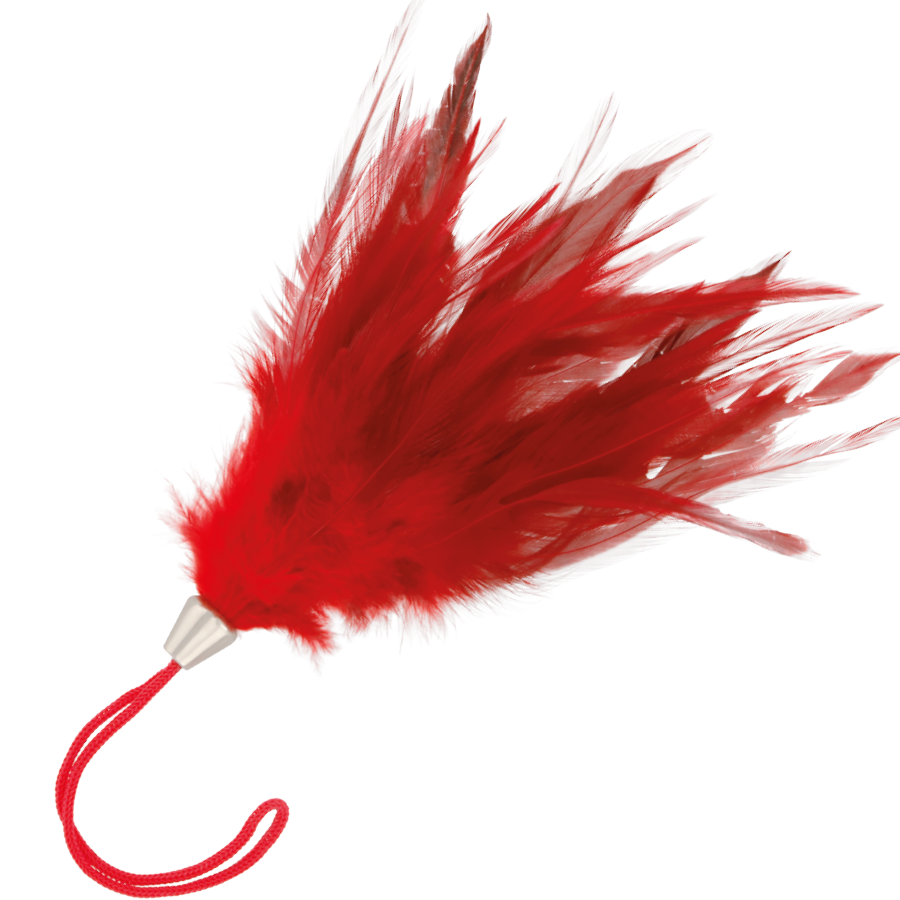 Federkitzler Rot 17 cm 1 Federkitzler Rot 17 cm