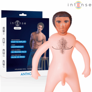 Liebespuppe Intense Anthony aufblasbar mit 3D-Penis 145 cm