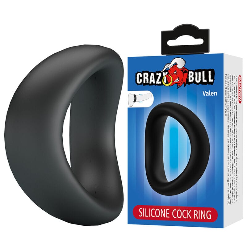 Penisring Valen ergonomisch Silikon Schwarz 1 Penisring Valen ergonomisch Silikon Schwarz
